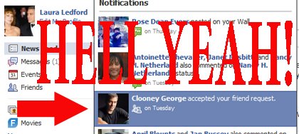FaceBook Clooney