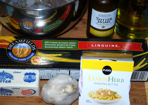 Shrimp Linguine Ingredients